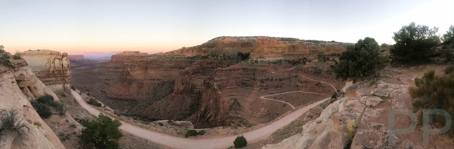 Shafer Trail Viewpoint, Island in the Sky, Canyonlands National Park, Utah 