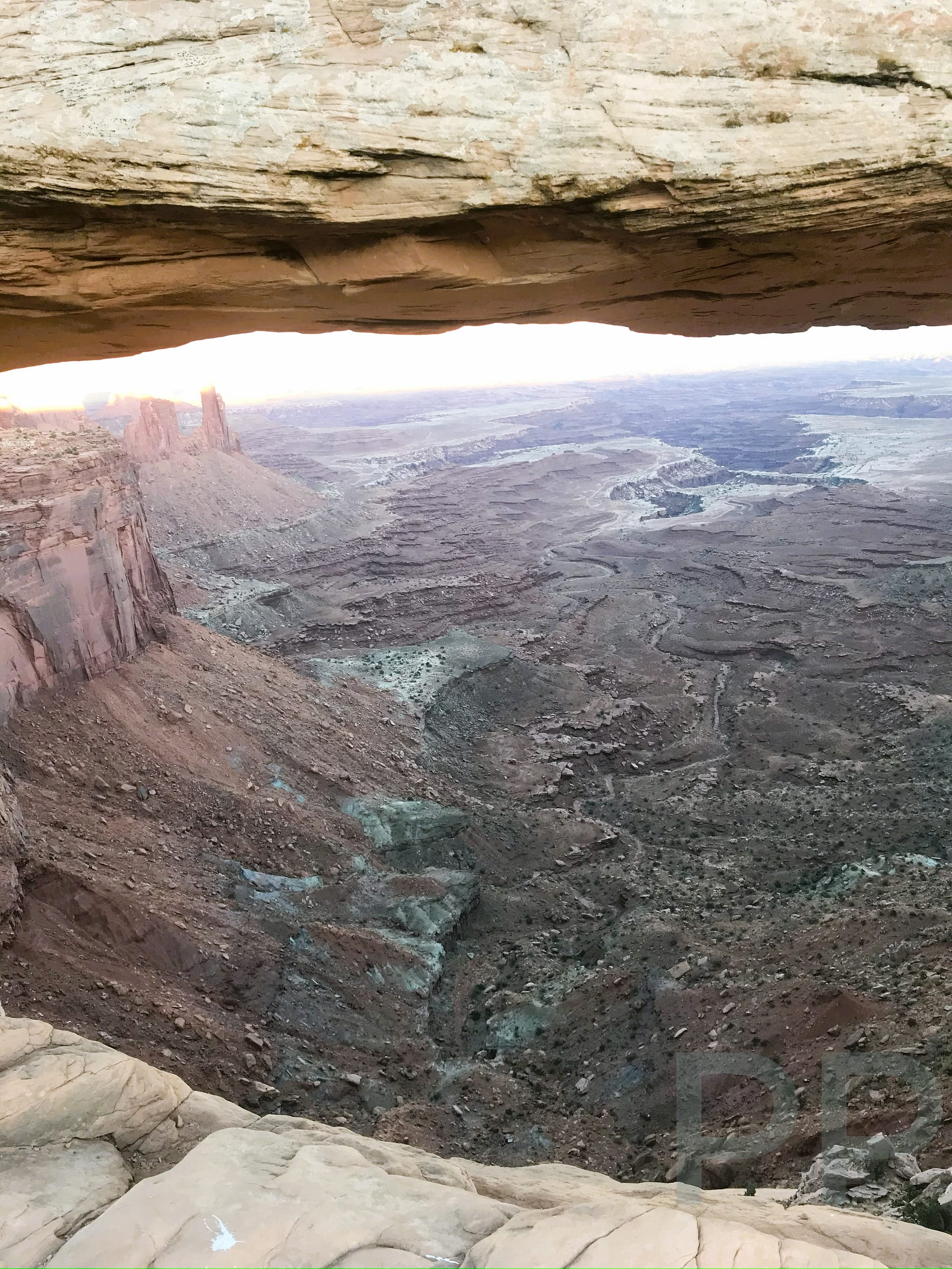 Mesa Arch, View, Canyonlands National Park, Utah