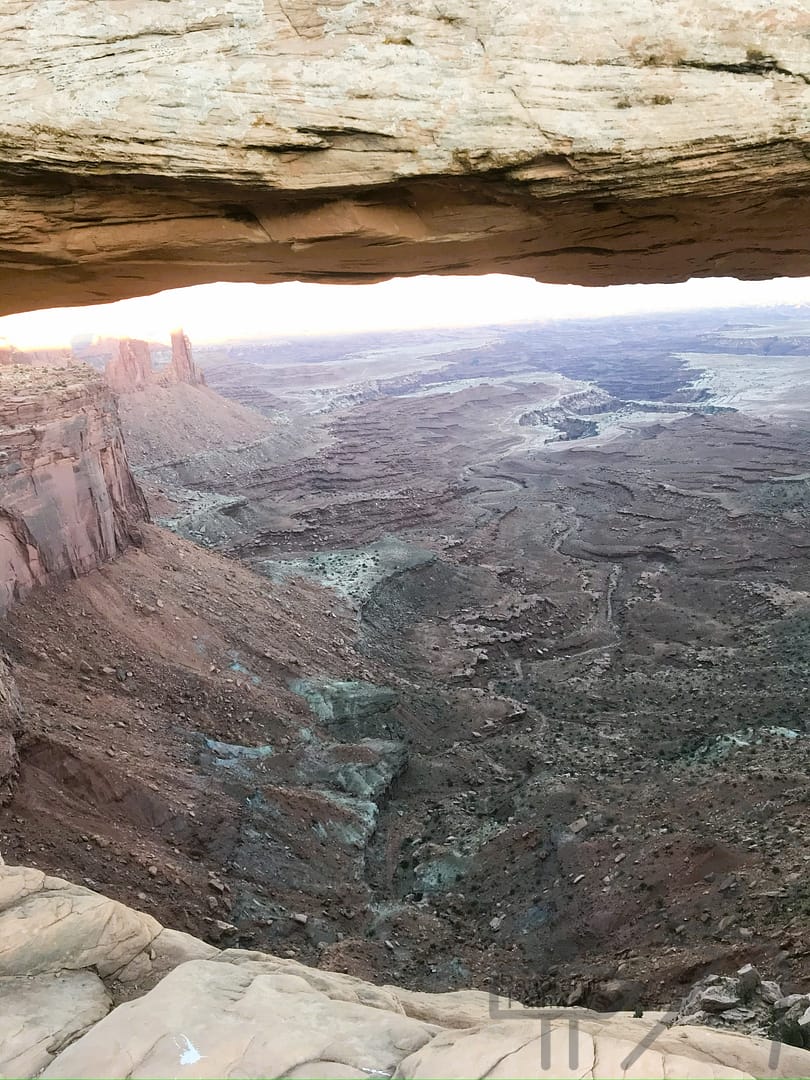 Mesa Arch, View, Canyonlands National Park, Utah