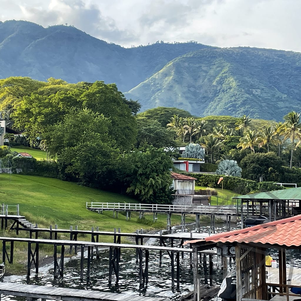 Beautiful Island of Teopan, Lake Coatepeque, El Salvador