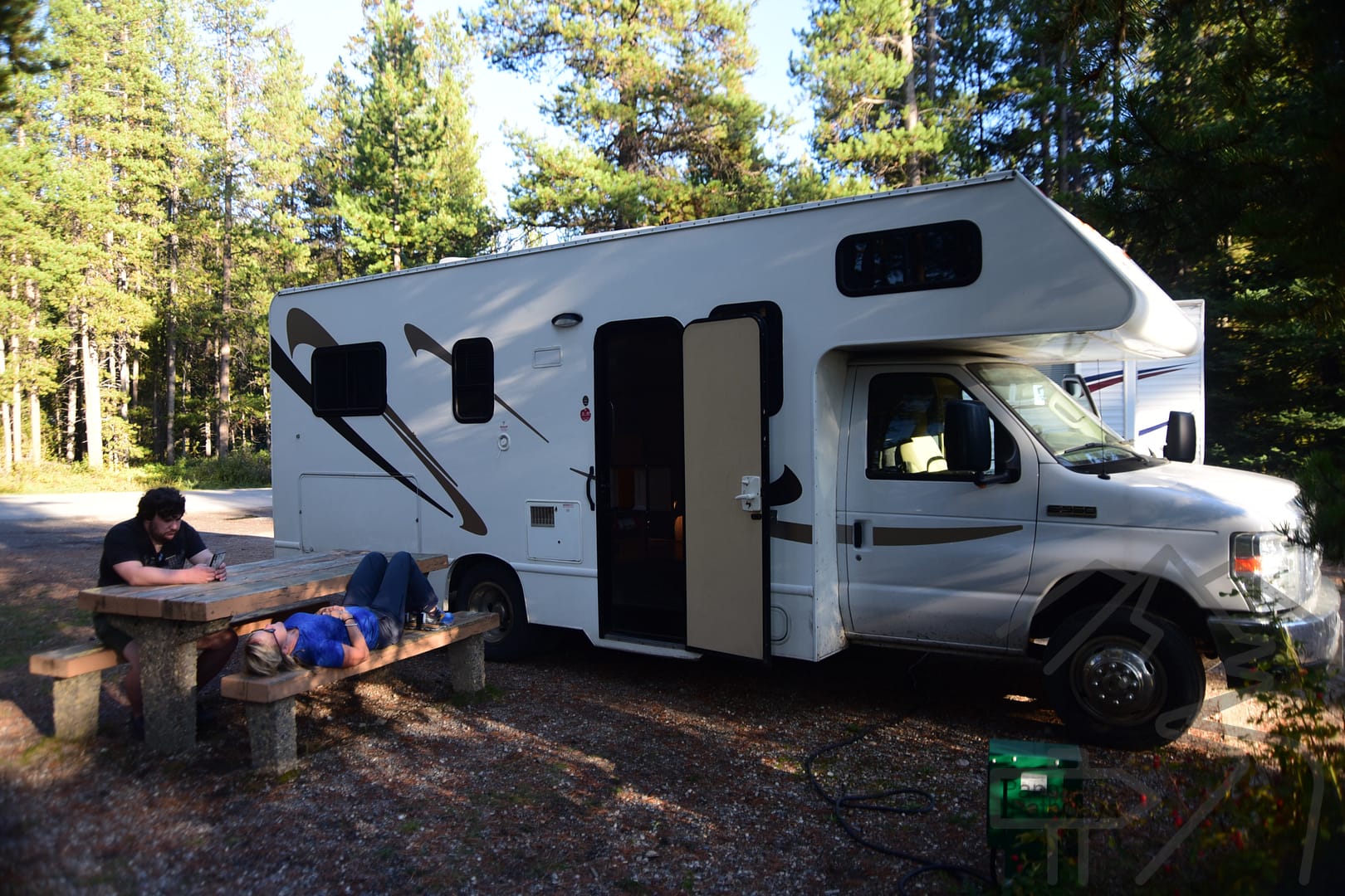 Site #1 Lake Louise Hard-Sided Campground Hiking Guide Banff National Park Alberta