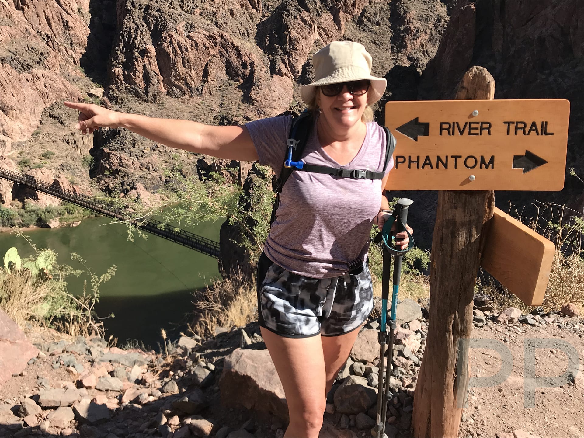 Hiking Gear, Tips, Poles, Black Diamond Brand, Grand Canyon, Phantom Ranch, Arizona