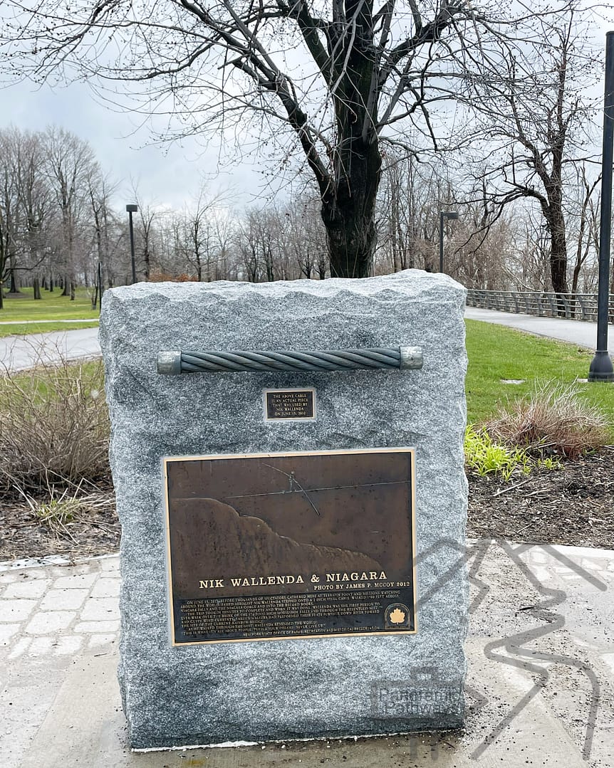 Nik Wallenda Monument, Niagara Falls State Park, Goat Island New York