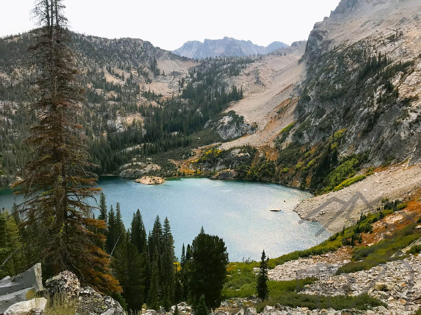 Alpine Lake, Sawtooth Mountains, Iron Creek Trail, Idaho