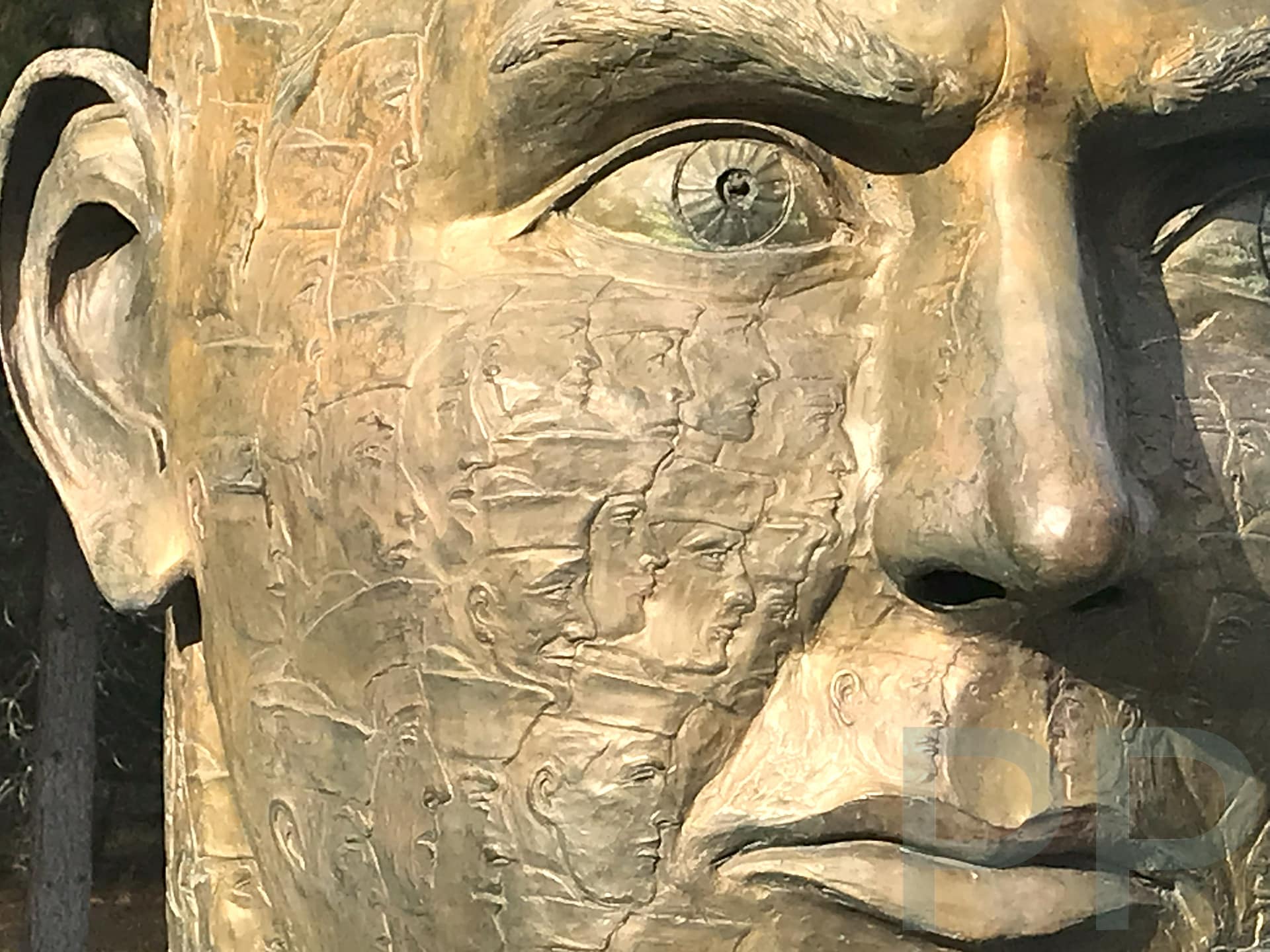 Bust of Sailor, Farragut State Park, Idaho