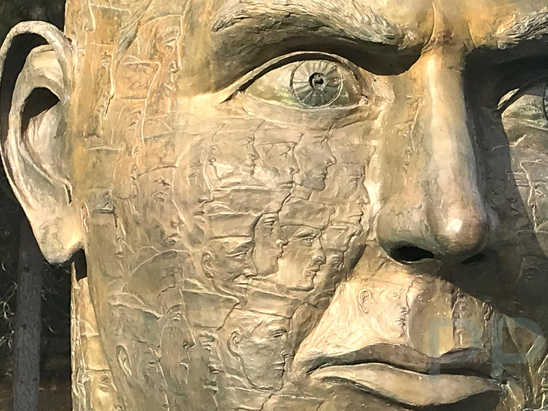 Bust of Sailor, Farragut State Park, Idaho