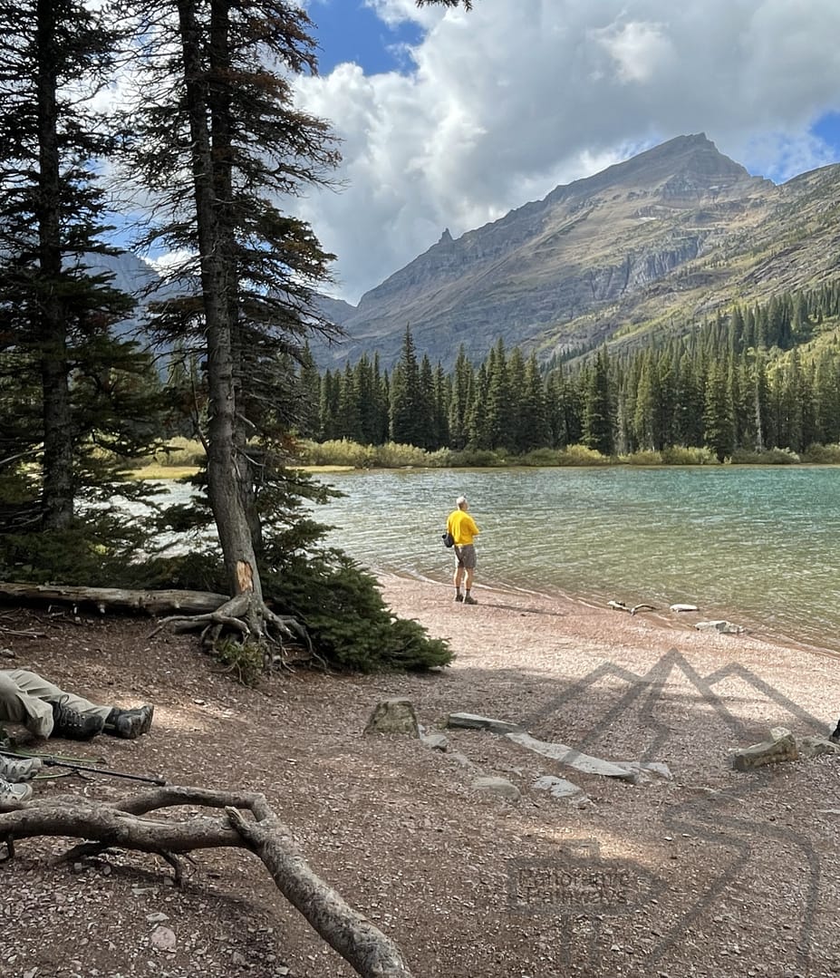 Lake Josephine Boat Dock, Scenic, Waiting, Snack, Photography, Grinnell Glacier Hike, One-way Return