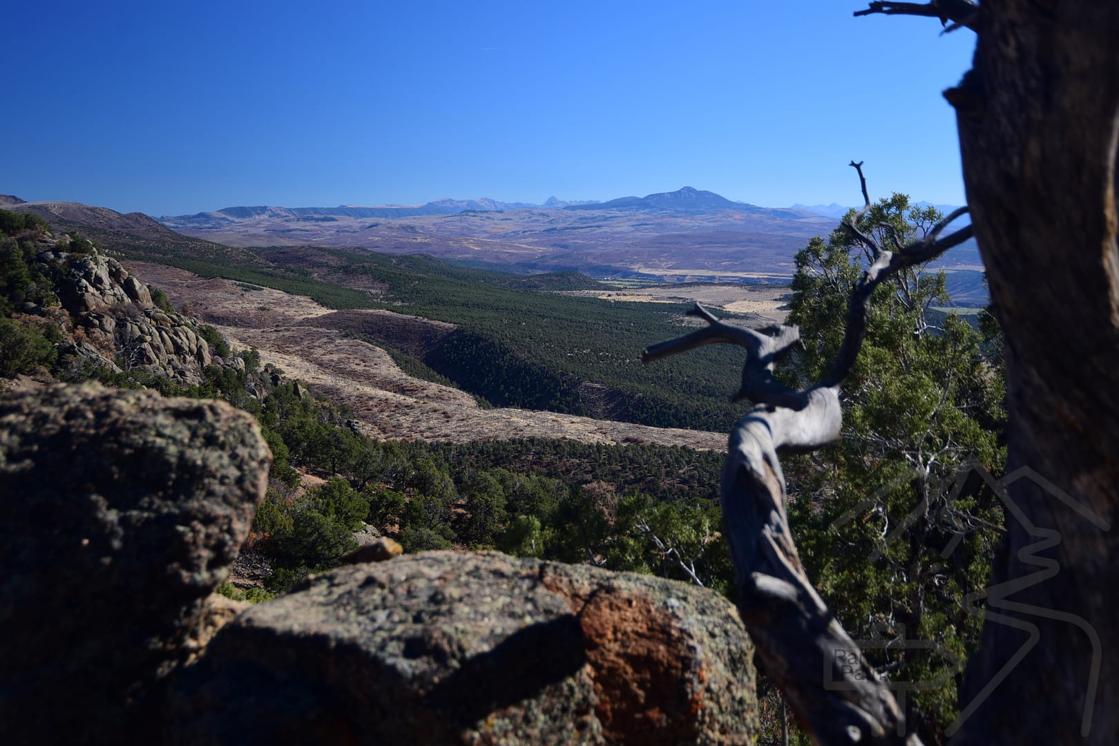 View, Warner Point Nature Trail, High Point, South Rim, Black Canyon of the Gunnison National Park, CO