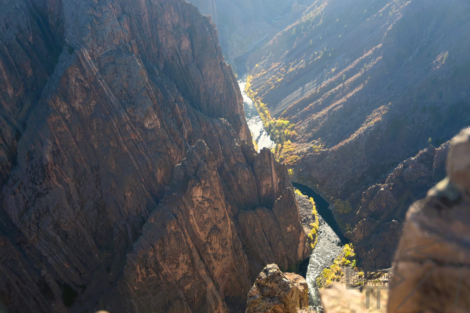 Pulpit Rock View, Gunnison River, Black Canyon of the Gunnison National Park, Colorado