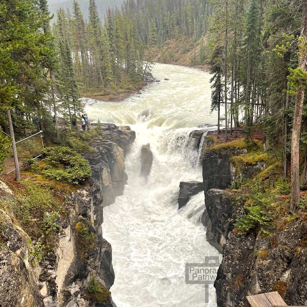 Sunwapta Falls Icefields Parkway Jasper National Park 