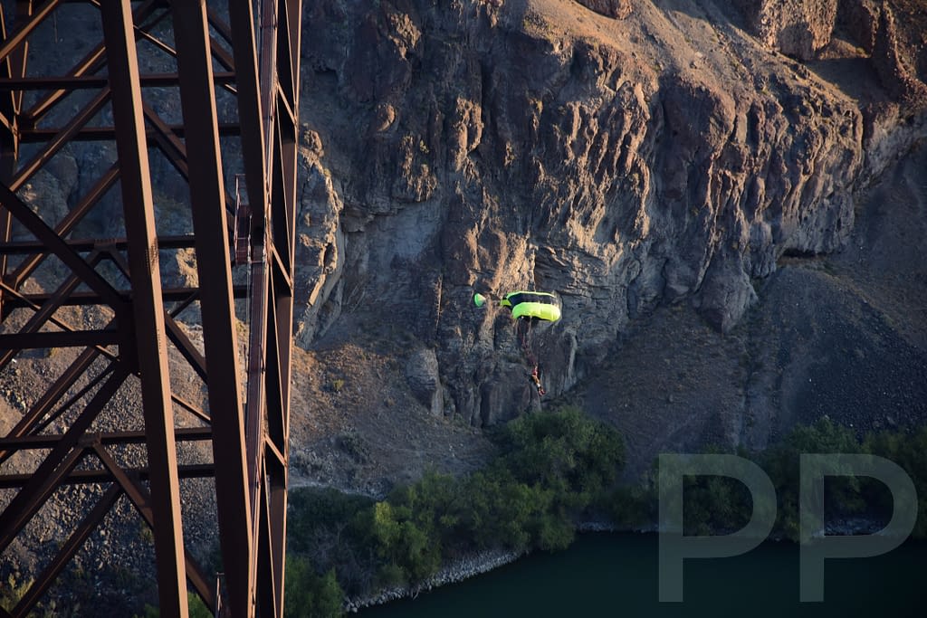 BASE Jump, Perrine Memorial Bridge, Twin Falls, Idaho