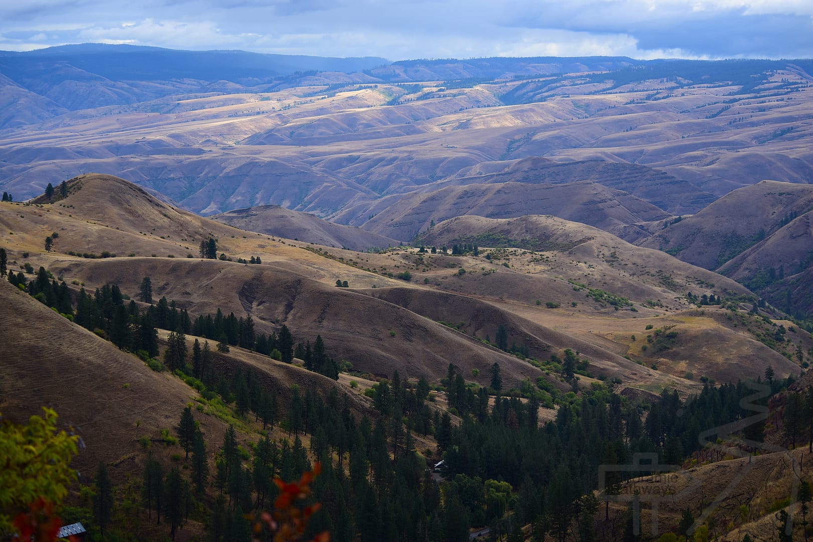 Drive to Pittsburgh Landing, Hell's Canyon, Idaho