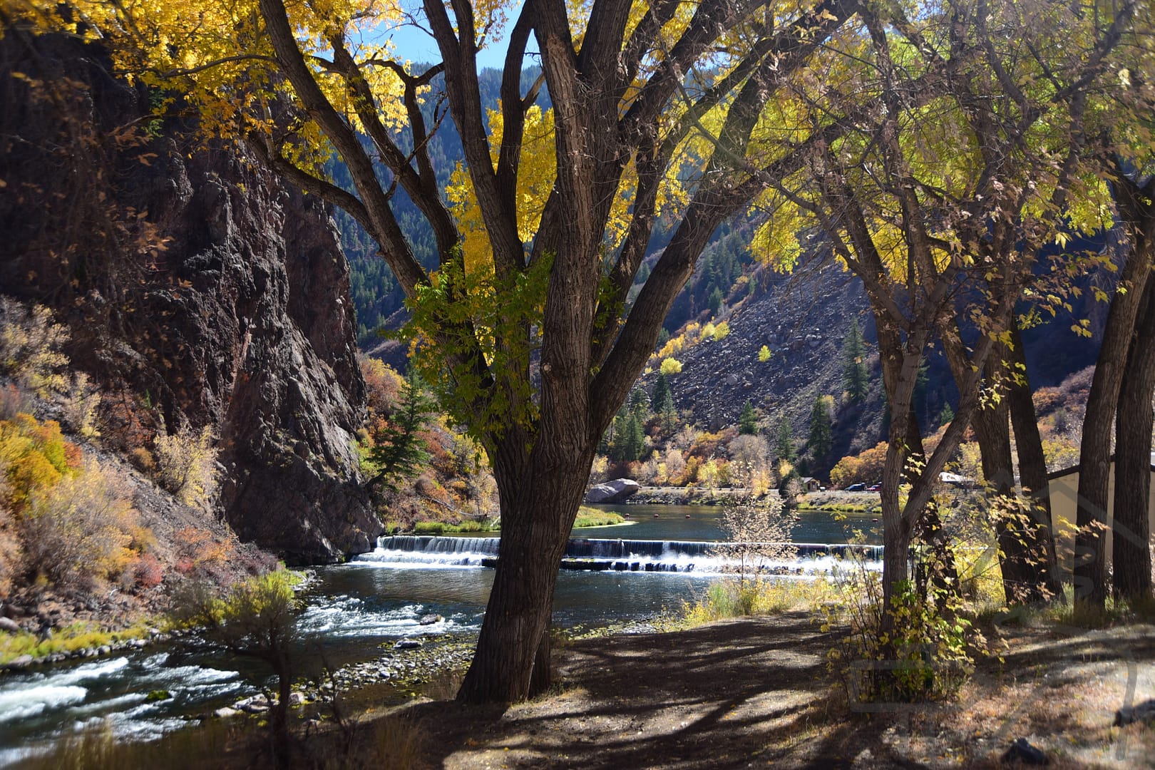 Curecanti National Recreation Area, East Portal Road, Black Canyon of the Gunnison National Park, Fishing, Dam, Cottonwood Trees Picnic, Beauty