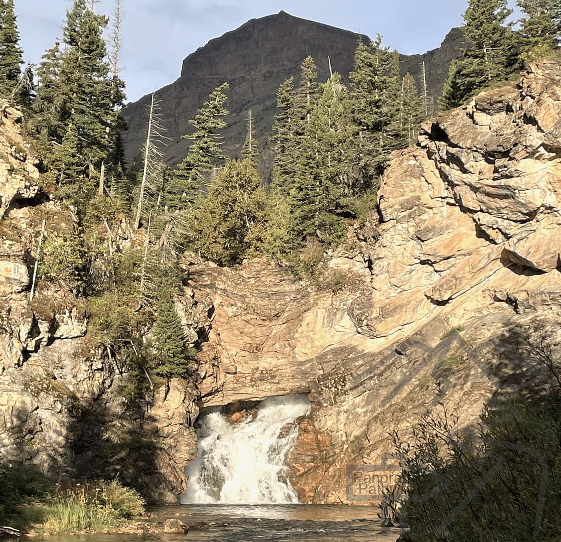 Running Eagle Falls, Rising Wolf Mountain, Two Medicine, Glacier National Park