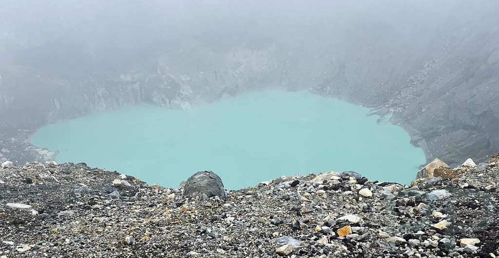 Caldera, Pool, Santa Ana Volcano, Cerro Verde National Park, El Salvador