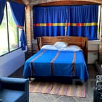 Comfortable room at the Mayan Grouper, Suchitoto, El Salvador