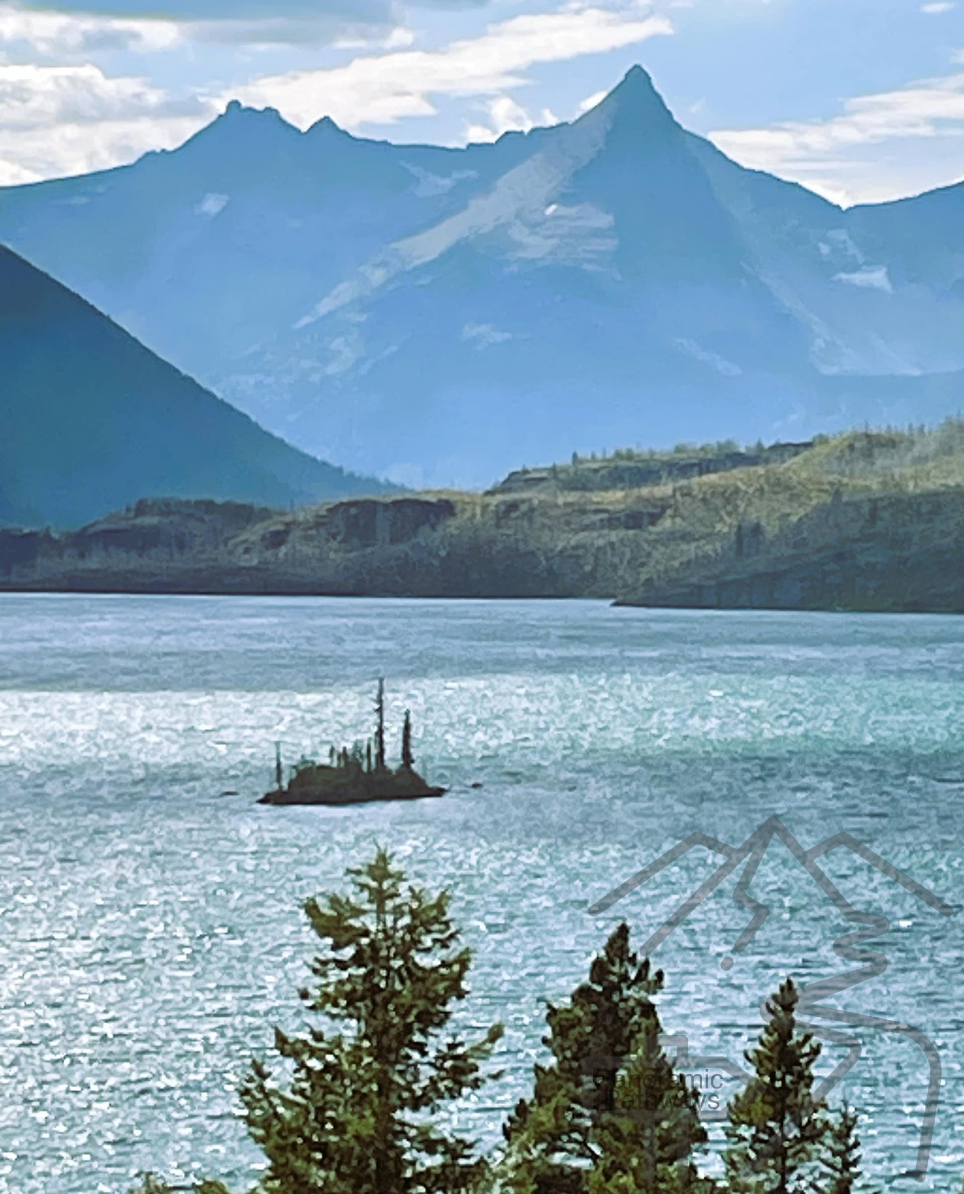 Wild Goose Island in St. Mary Lake along Going-to-the-Sun Road in Glacier National Park