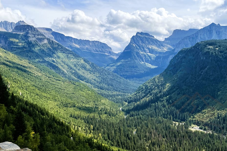 View from The Loop, Going to the Sun Road, Glacier National Park, MT