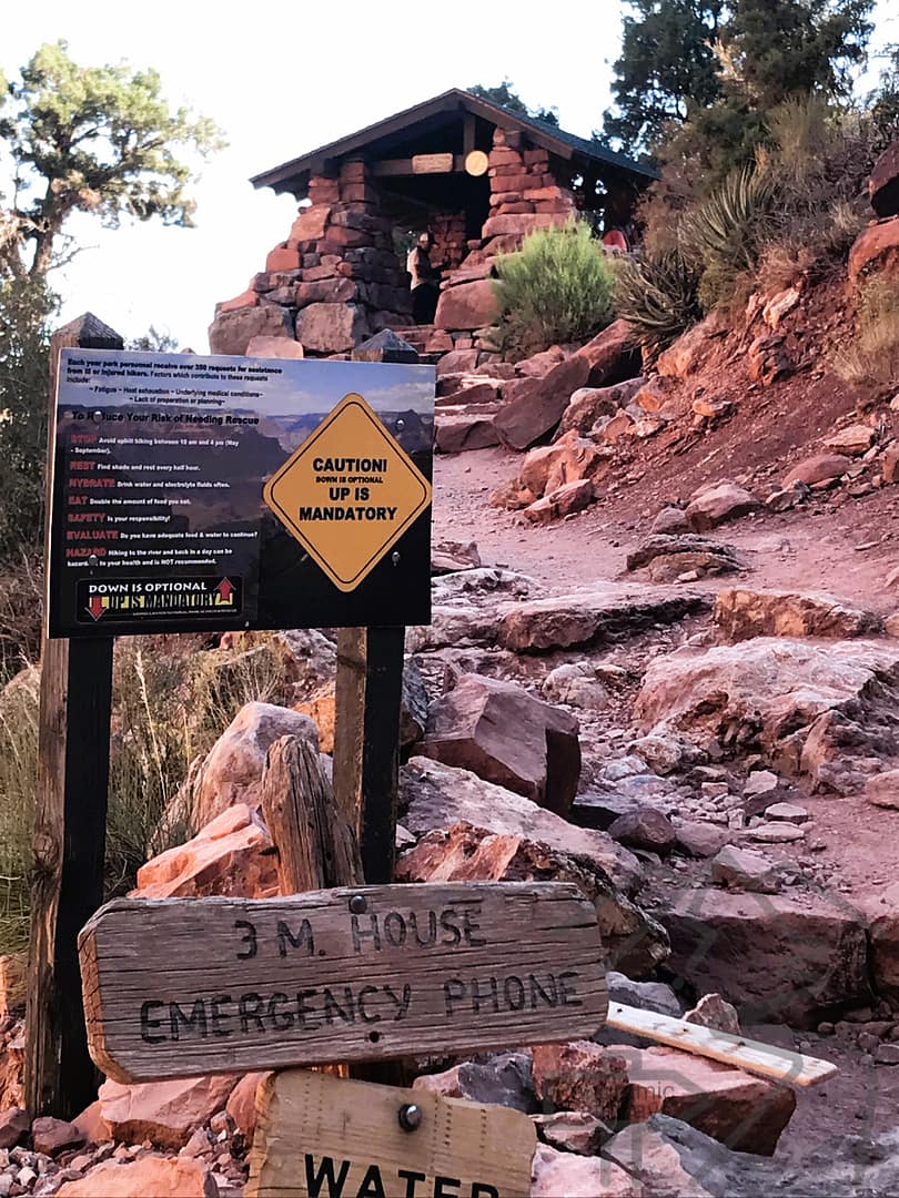 3 Mile Resthouse, Bright Angel Trail, Grand Canyon