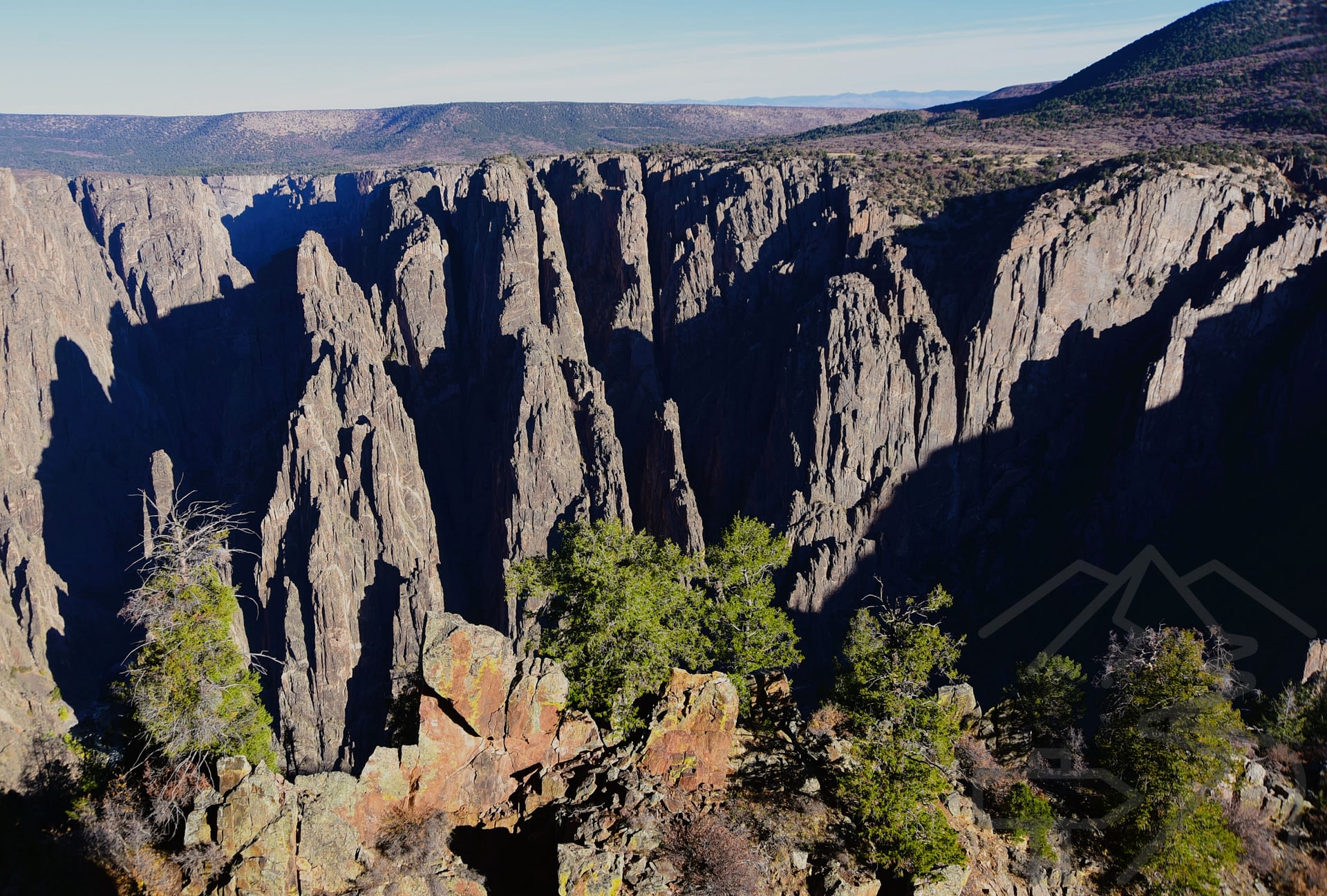 Spires, Black Canyon of the Gunnison, Fissures, 