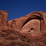Arch Forming in Canyon Wall, NAVTECH, White Rim Tour, Canyonlands National Park, Utah