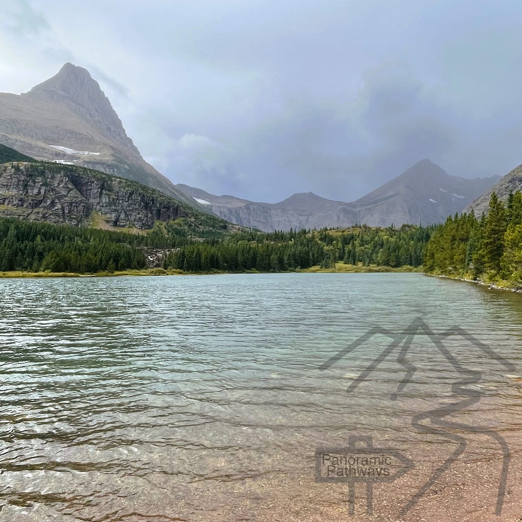 Redrock Lake, Falls, Storm, Many Glacier, National Park