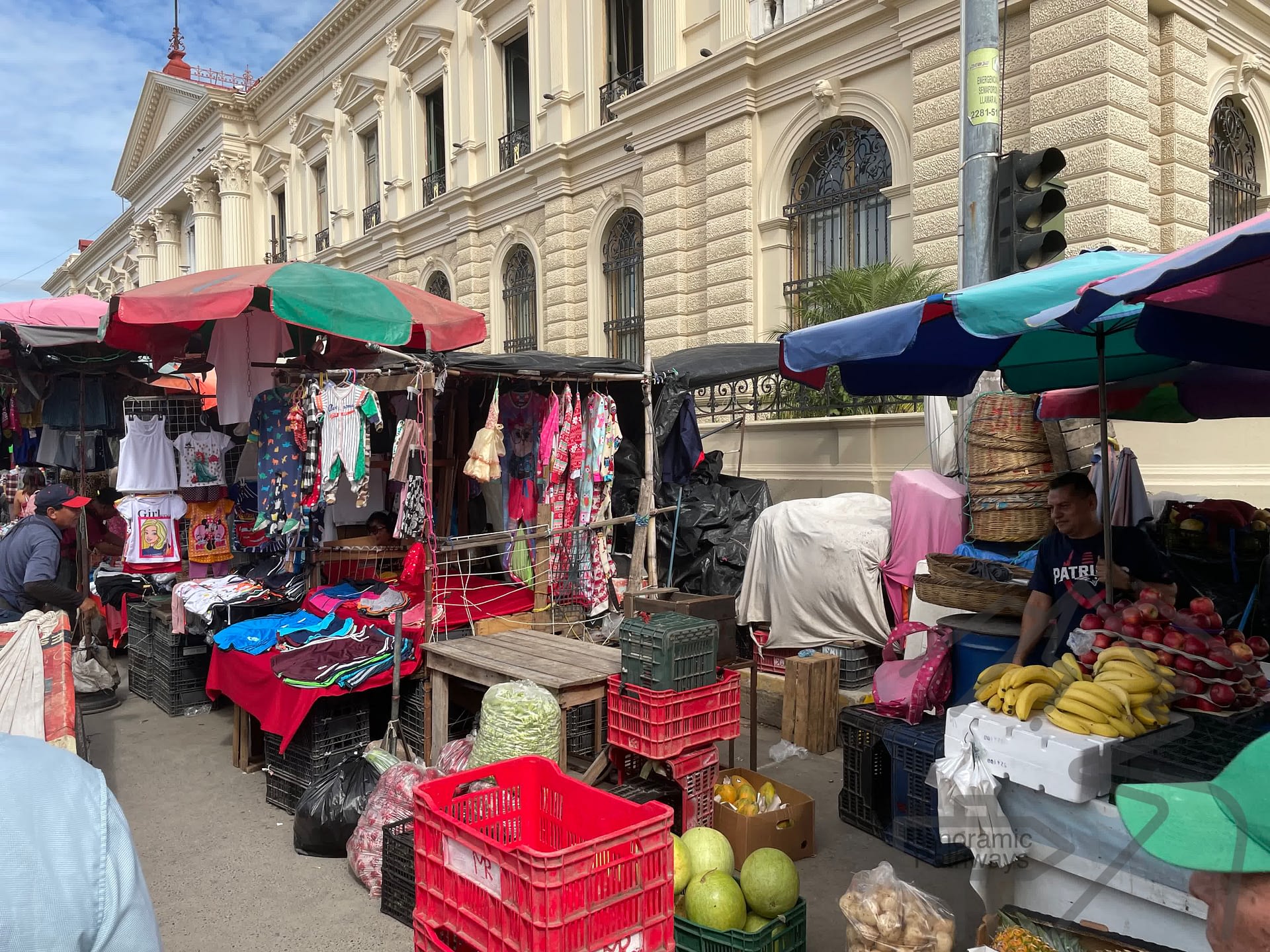 Open-Air Market in Downtown San Salvador