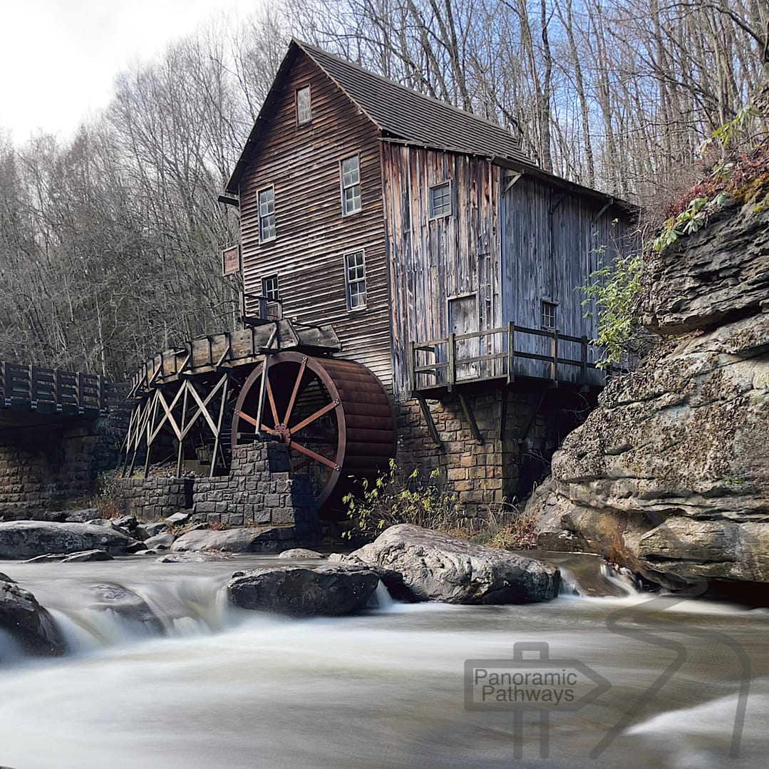 Grist Mill at Babcock State Park near New River Gorge NP, WV