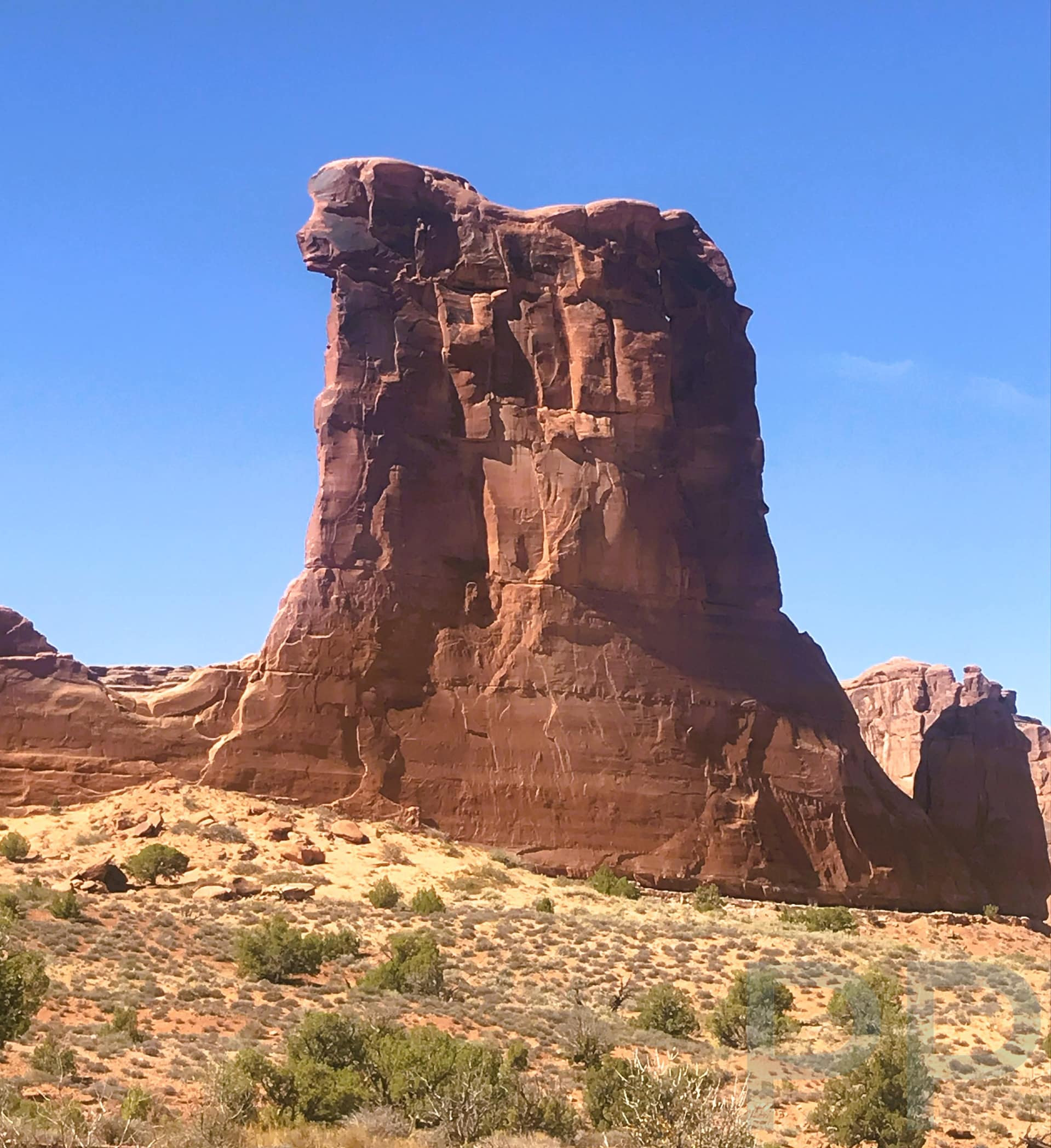 Sheep Rock, Arches National Park, Utah, USA