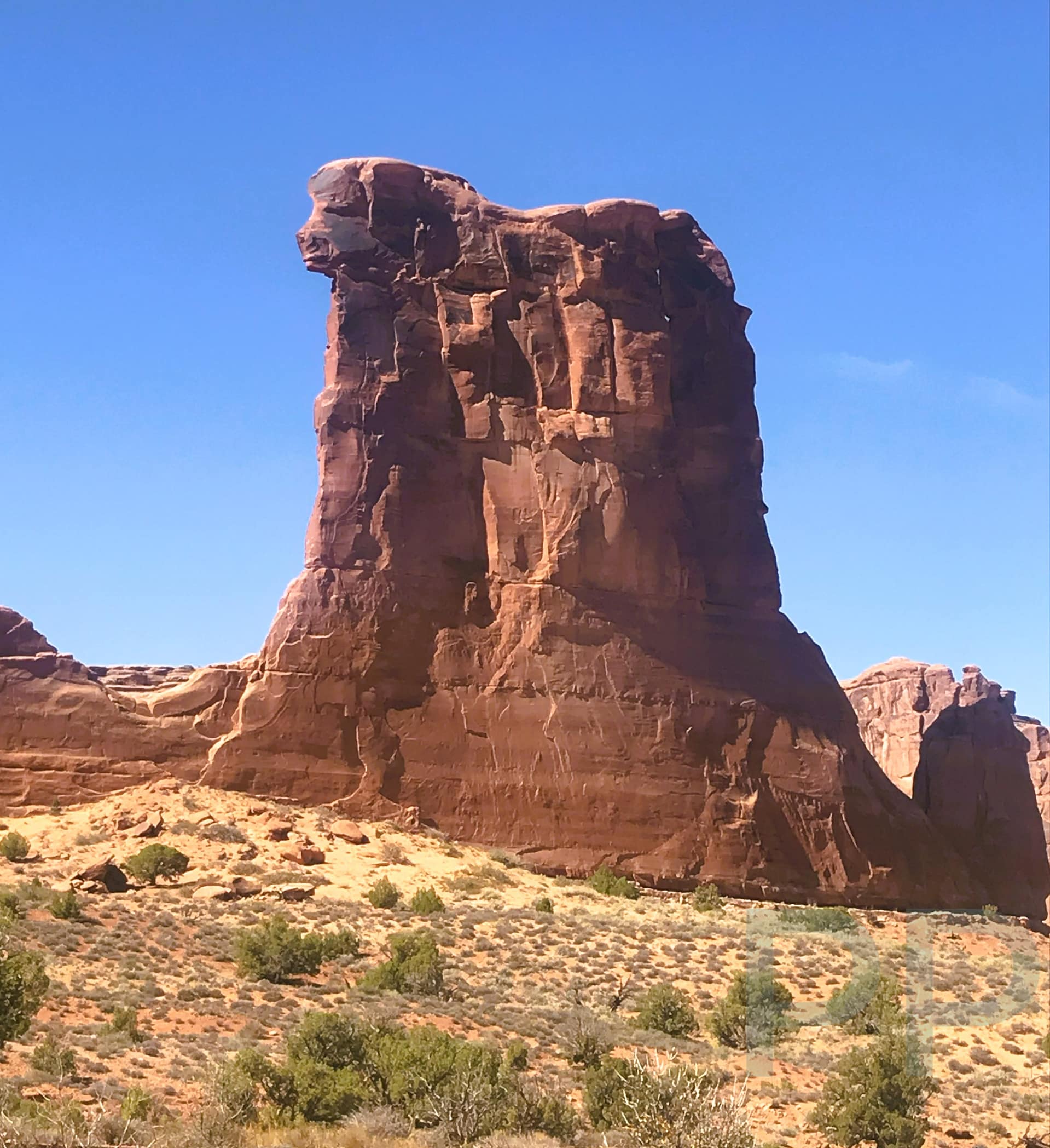 Sheep Rock, Arches National Park, Utah, USA