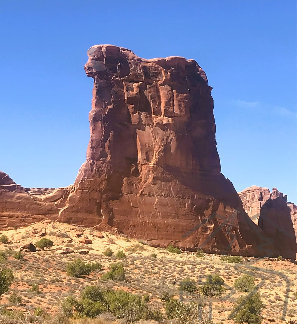 Sheep Rock, Arches National Park, Utah, USA