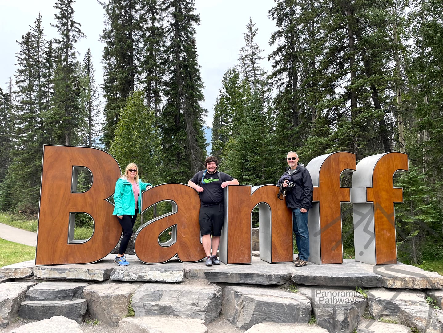 Banff Town Sign National Park Alberta Canada Photo Selfie