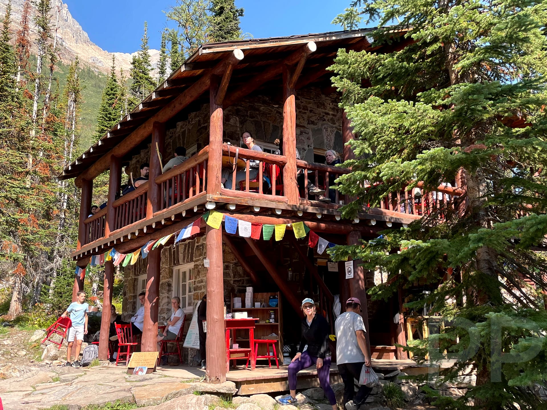 Plain of Six Glaciers Teahouse Lake Louise Banff National Park Alberta Canada