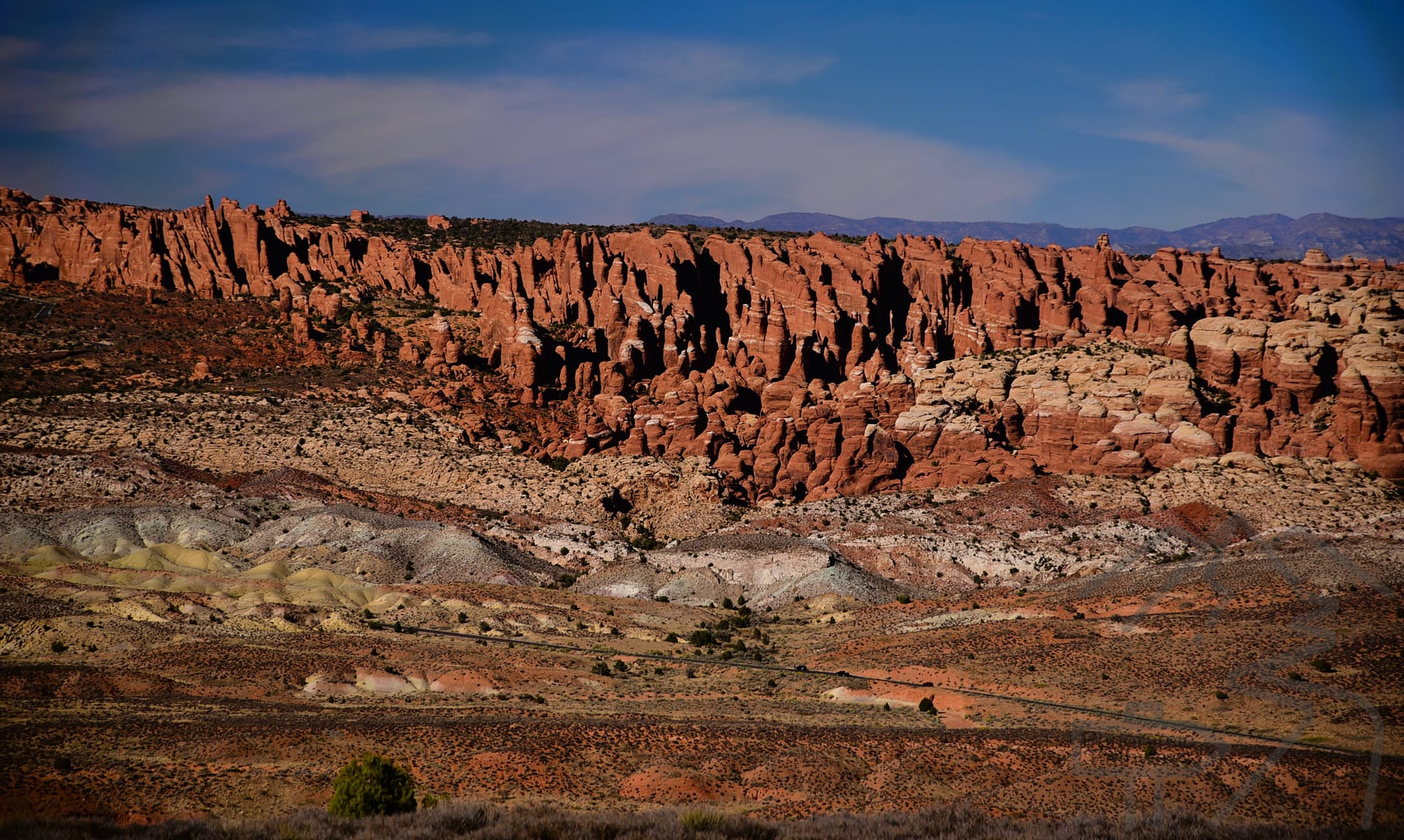 View from Panorama Point, Arches National Park, Utah