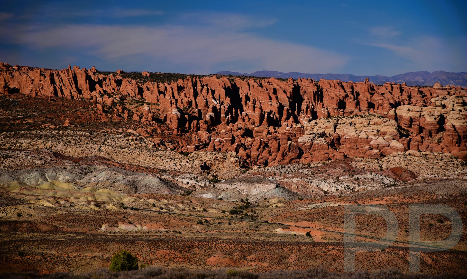 View from Panorama Point, Arches National Park, Utah