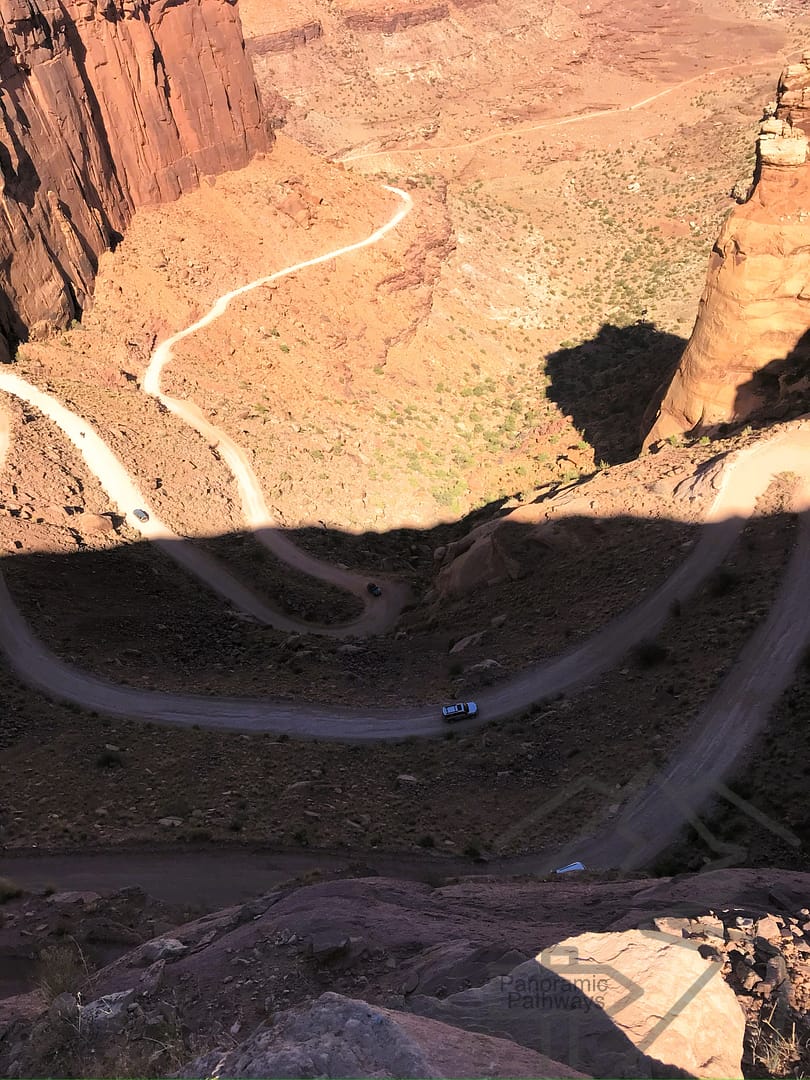 The Shafer Trail as seen from Island in the Sky, Canyonlands