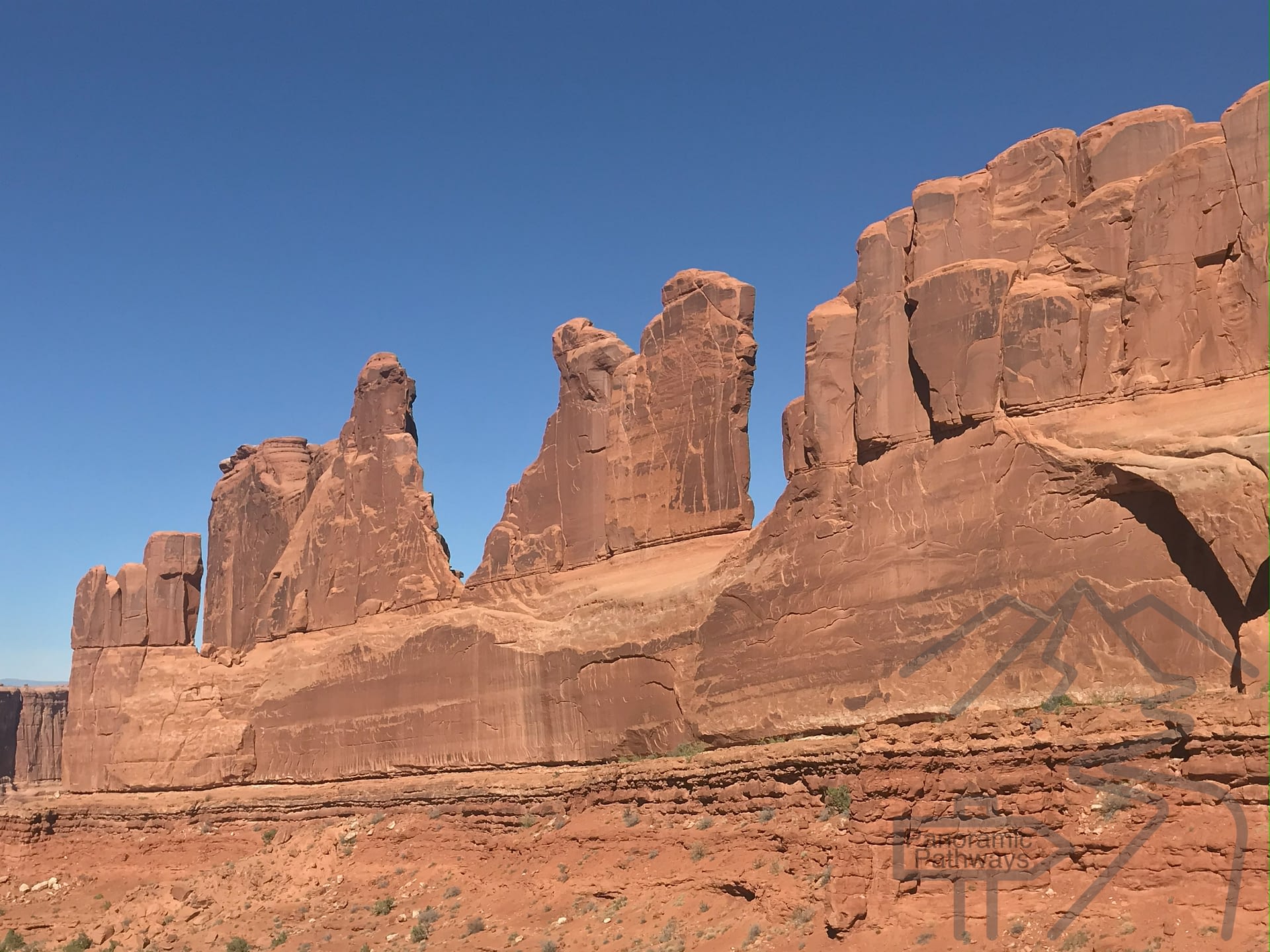 Park Avenue, Arches National Park, Utah, USA