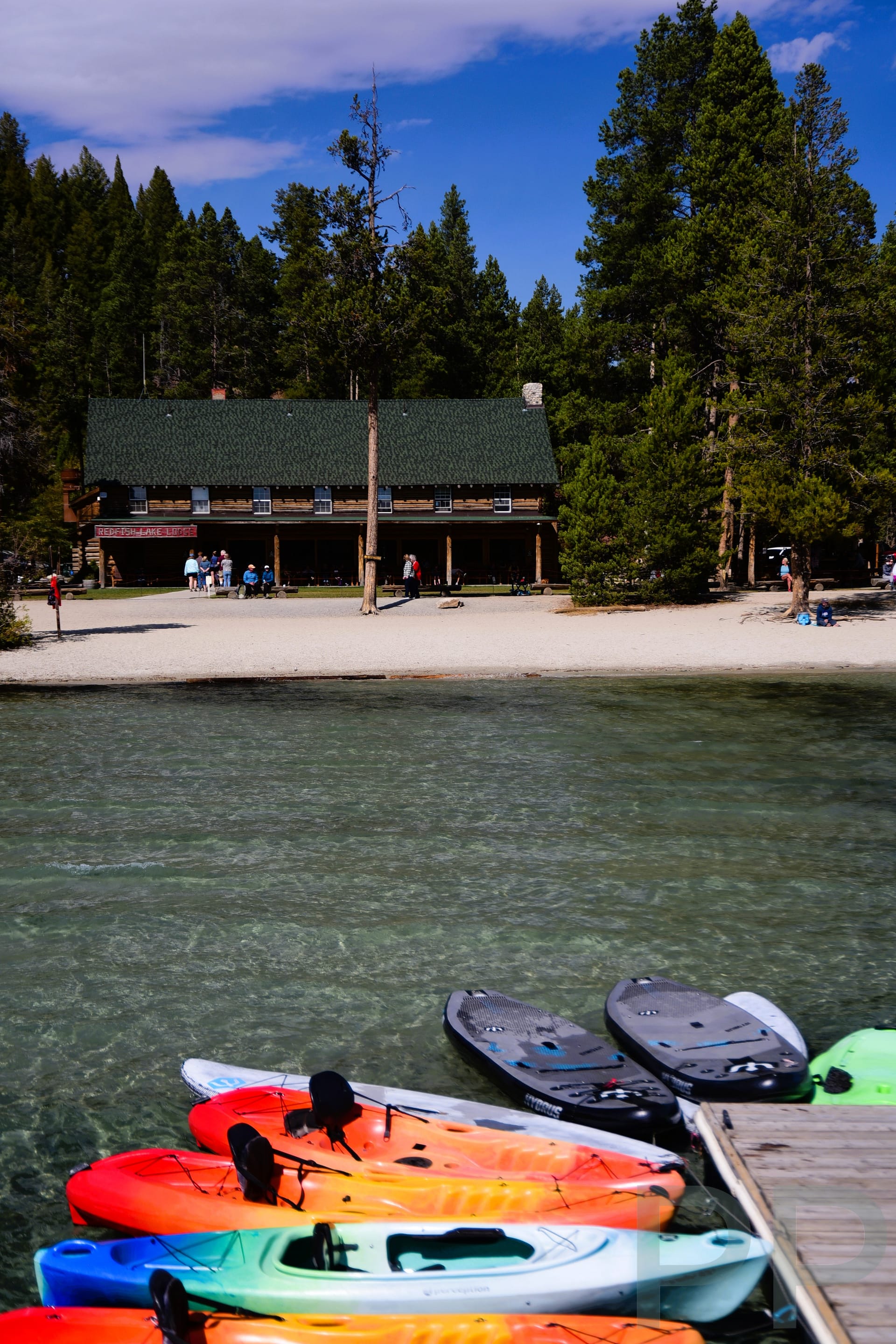 Boat Dock, Rentals, Redfish Lake Lodge, Sawtooth Mountains, Idaho