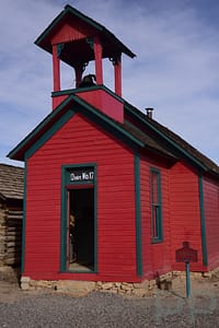 One room schoolhouse at the Museum of the Mountain West, Montrose CO