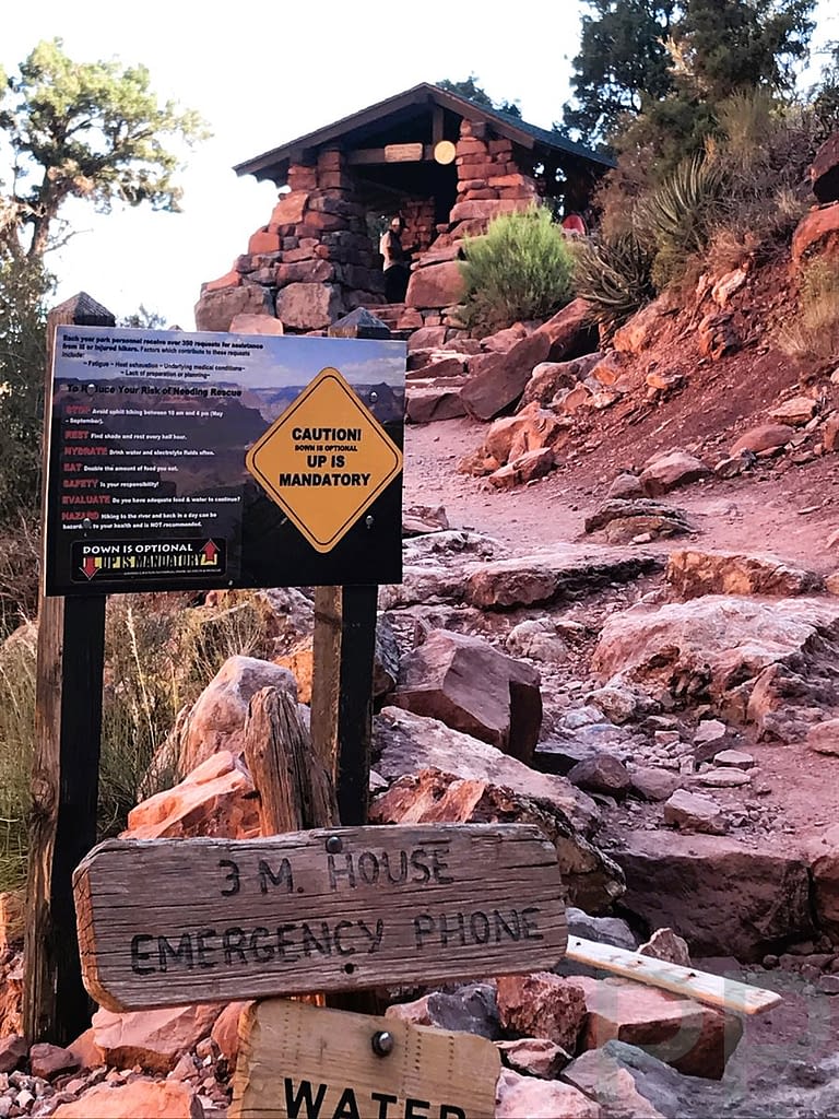 3 Mile Resthouse, Bright Angel Trail, Grand Canyon
