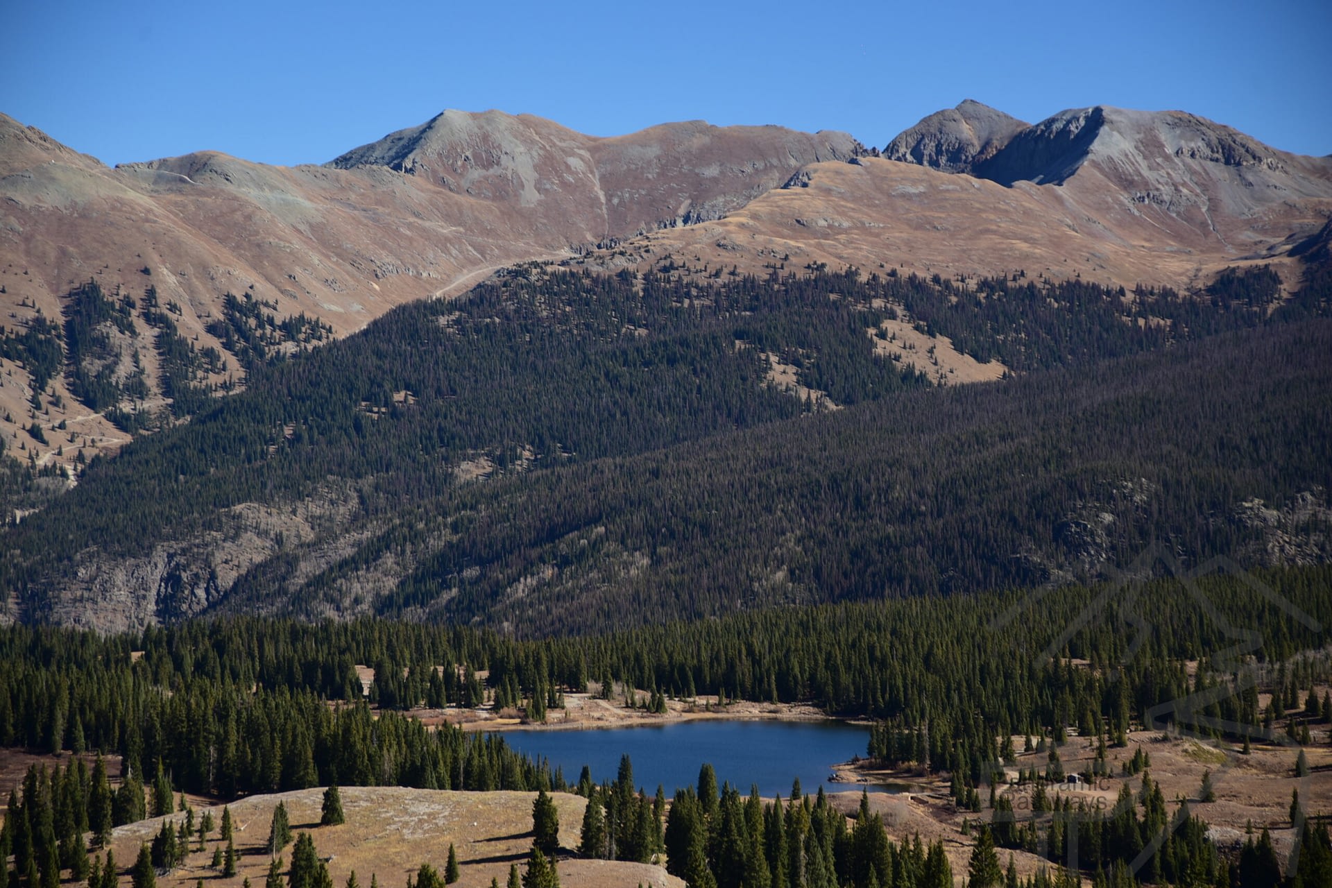 View along the US Route 550, Million Dollar Highway