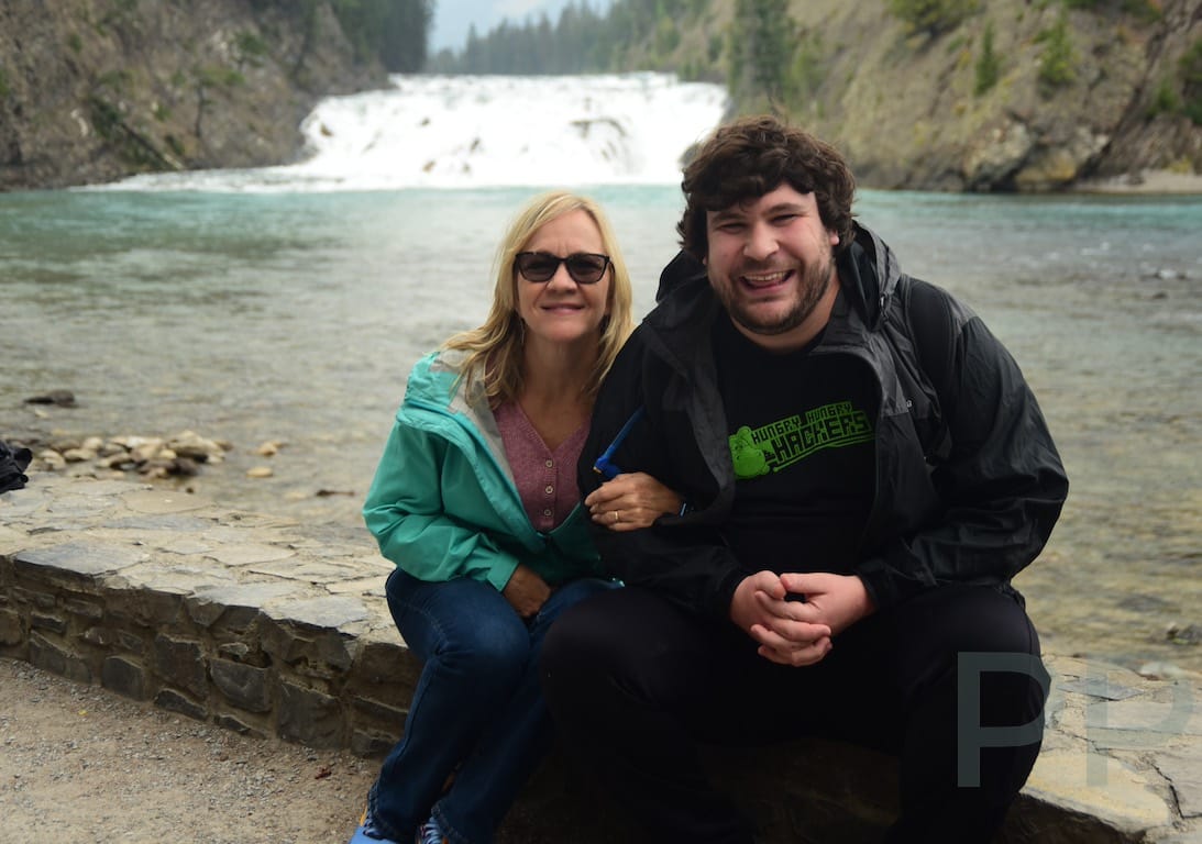 Bow Falls in Banff, Alberta