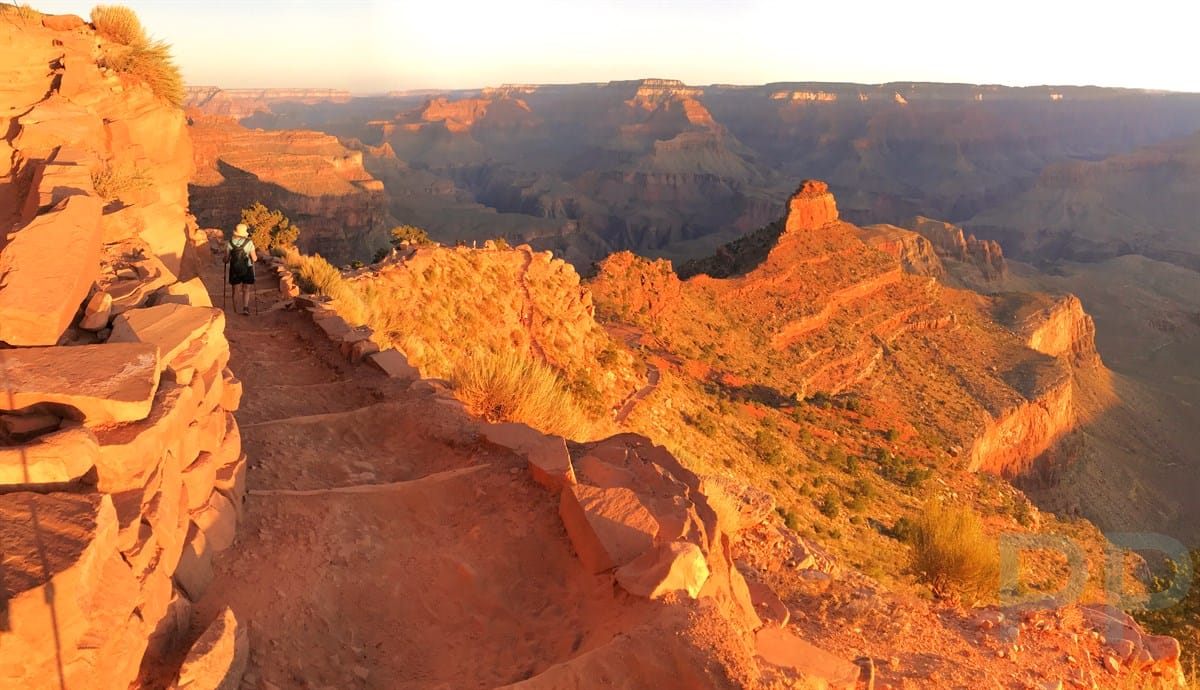 Hiking the South Kaibab Trail into the Grand Canyon