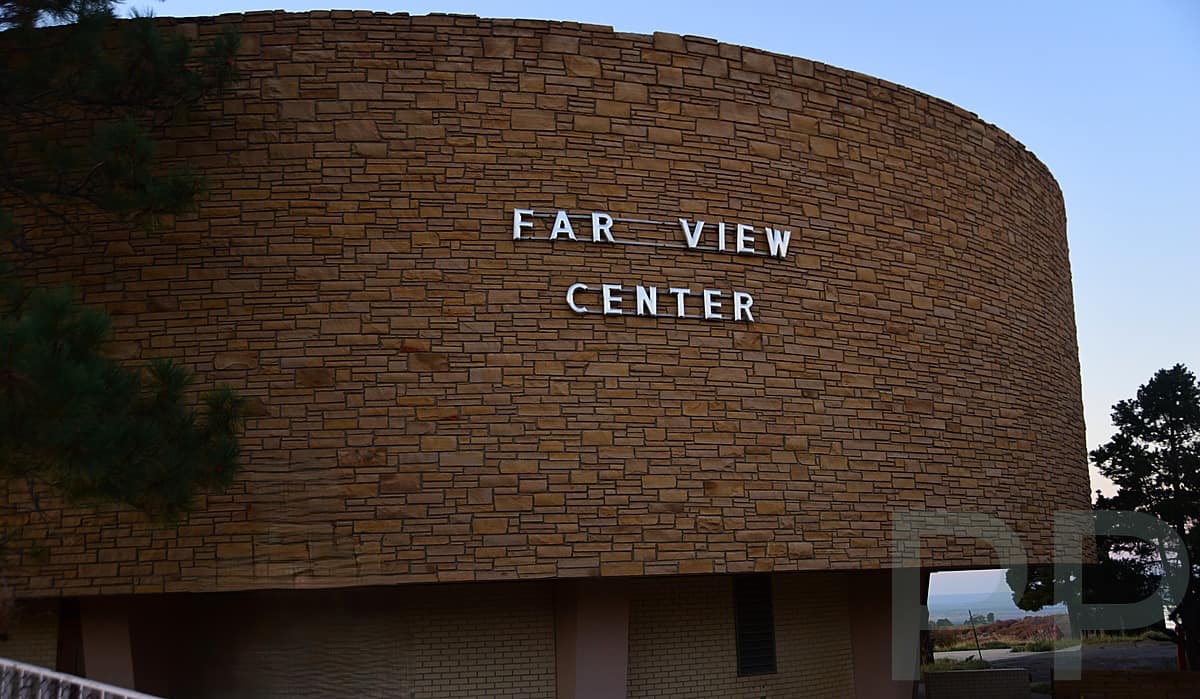 Far View Visitor Center building at Mesa Verde National Park.