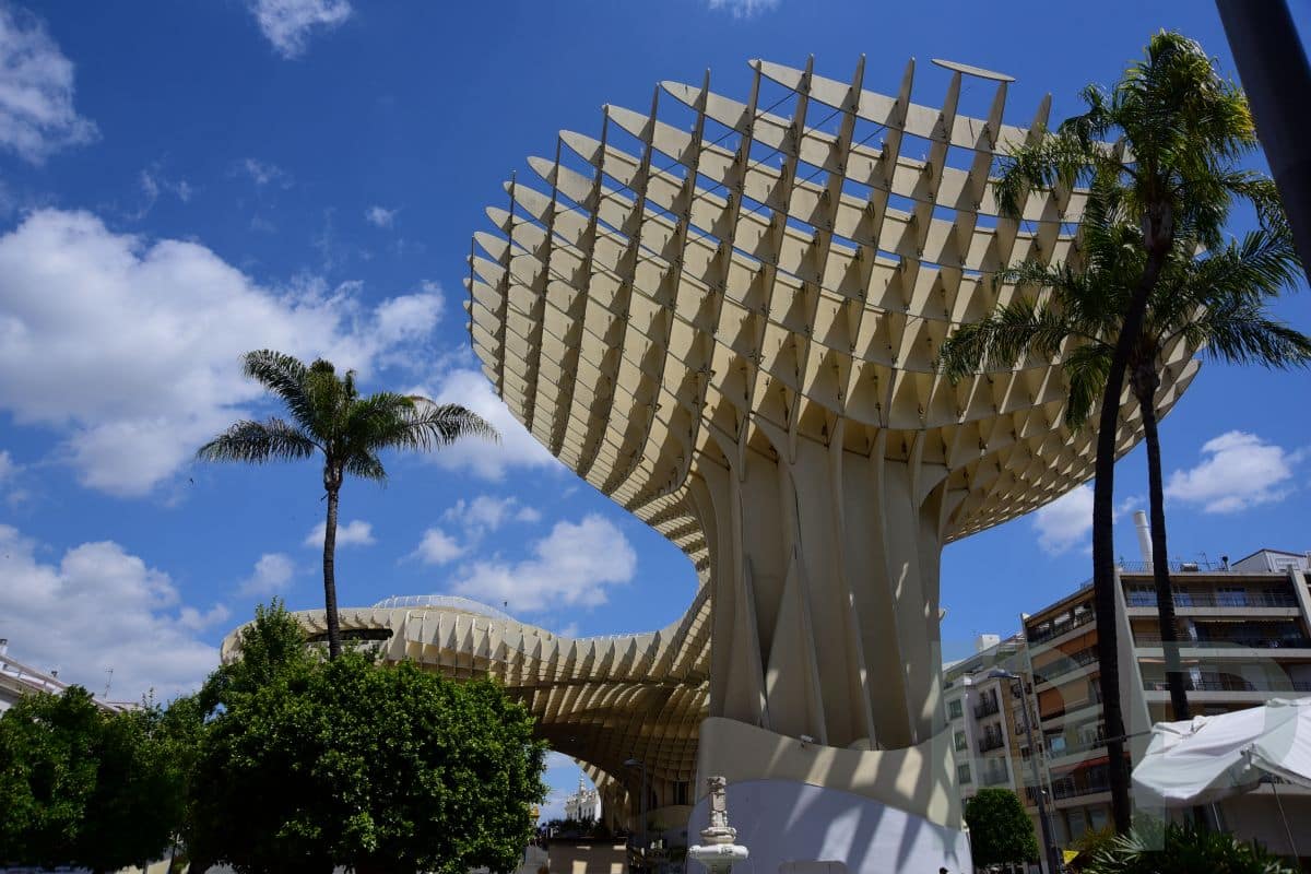 Metropol Parasol (Las Setas) structure in Seville