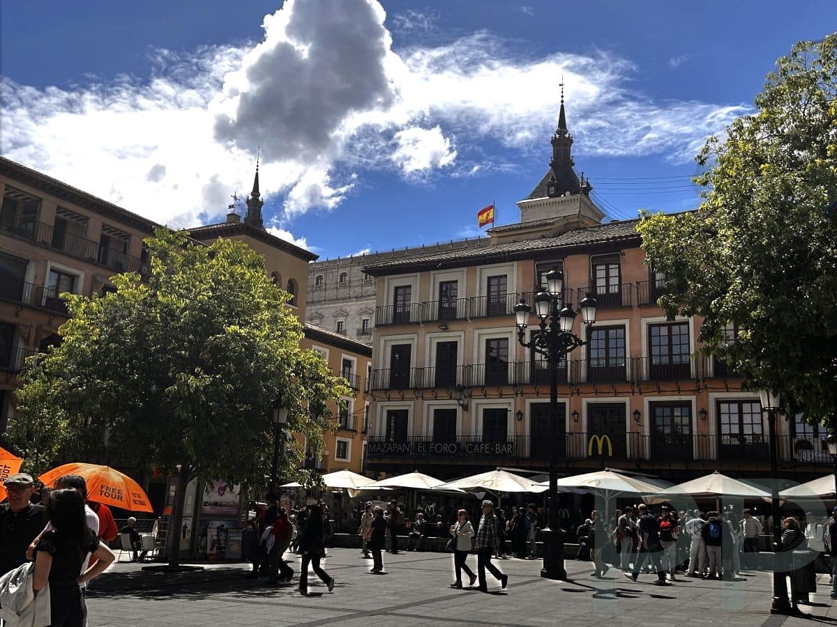Plaza de Zocodover in Toledo, Spain