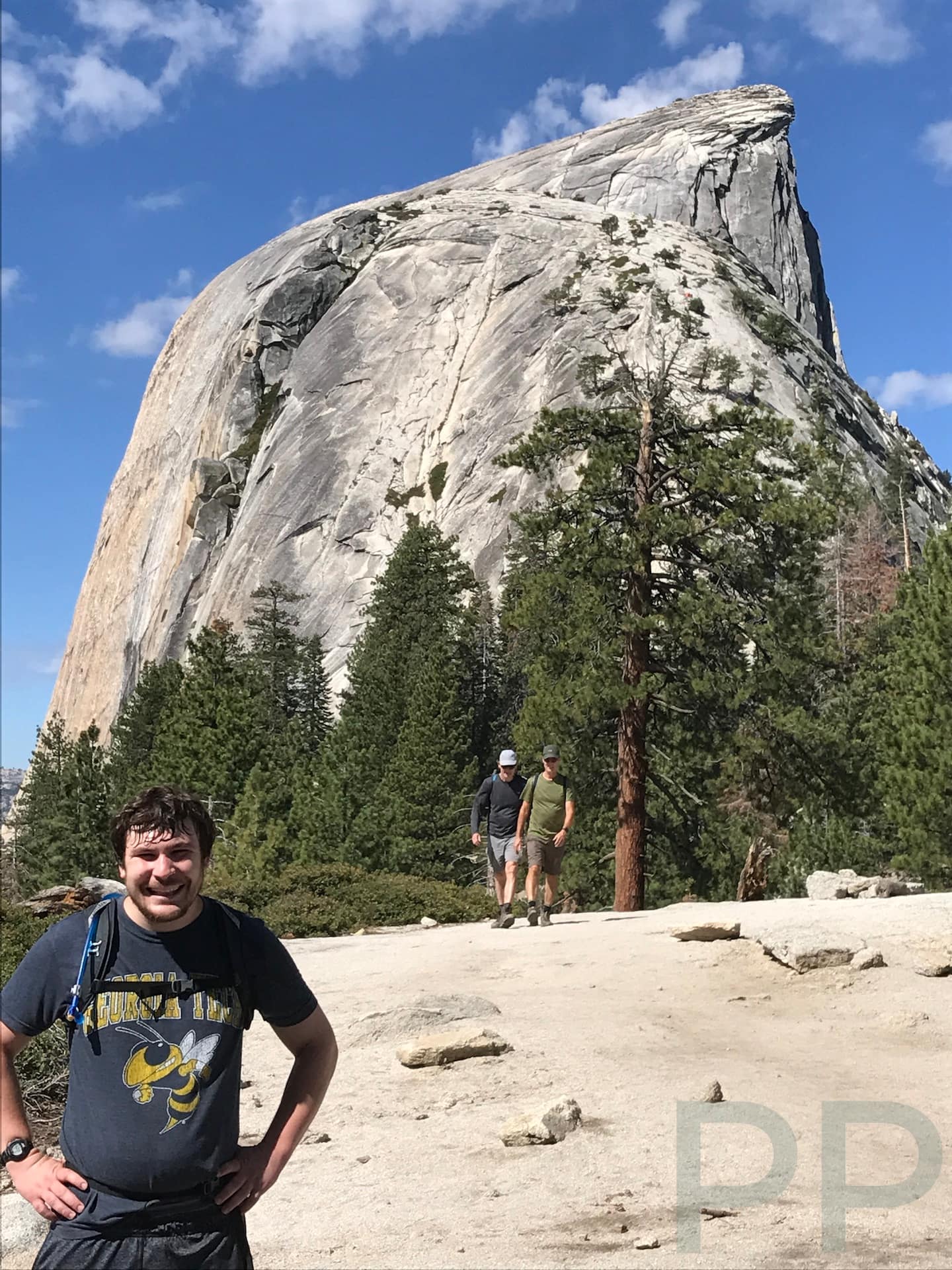 Half Dome and Sub-dome near the permit check point