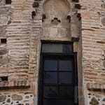 Mud&eacute;jar-style doorway detail in Toledo, Spain