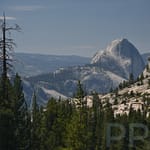Half Dome and Sub-dome from the trail