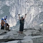 Arrival on top of the Half Dome!